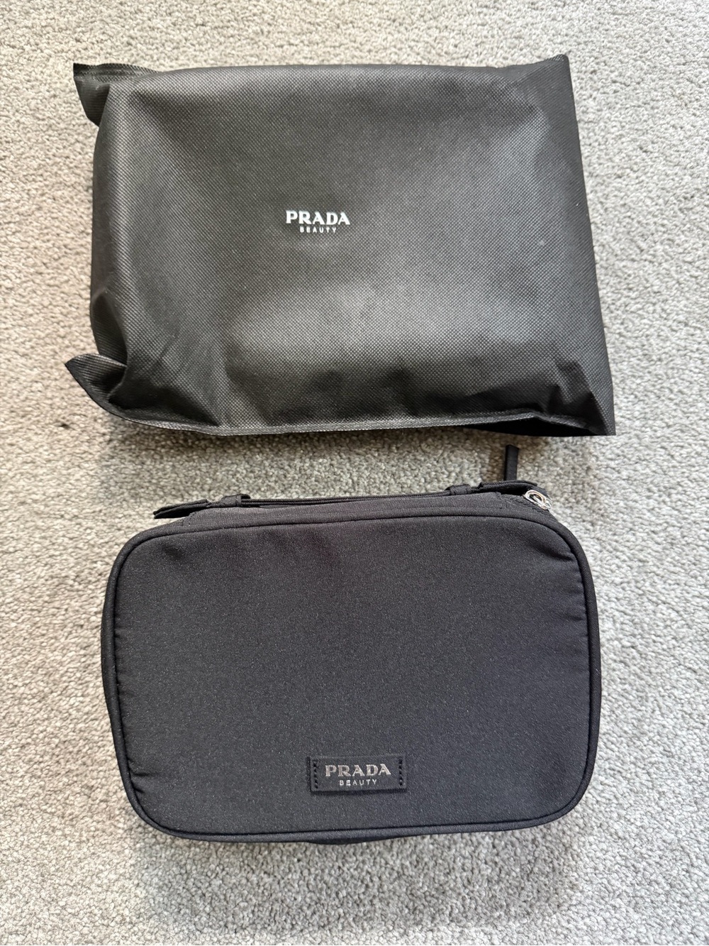 Prada Beauty Cosmetic make Up Bag